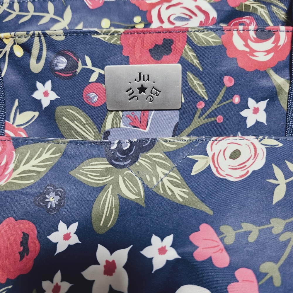Ju-Ju-Be Encore‎ Tote Midnight Posy Diaper Bag 18x13x23 READ - Picture 12 of 12